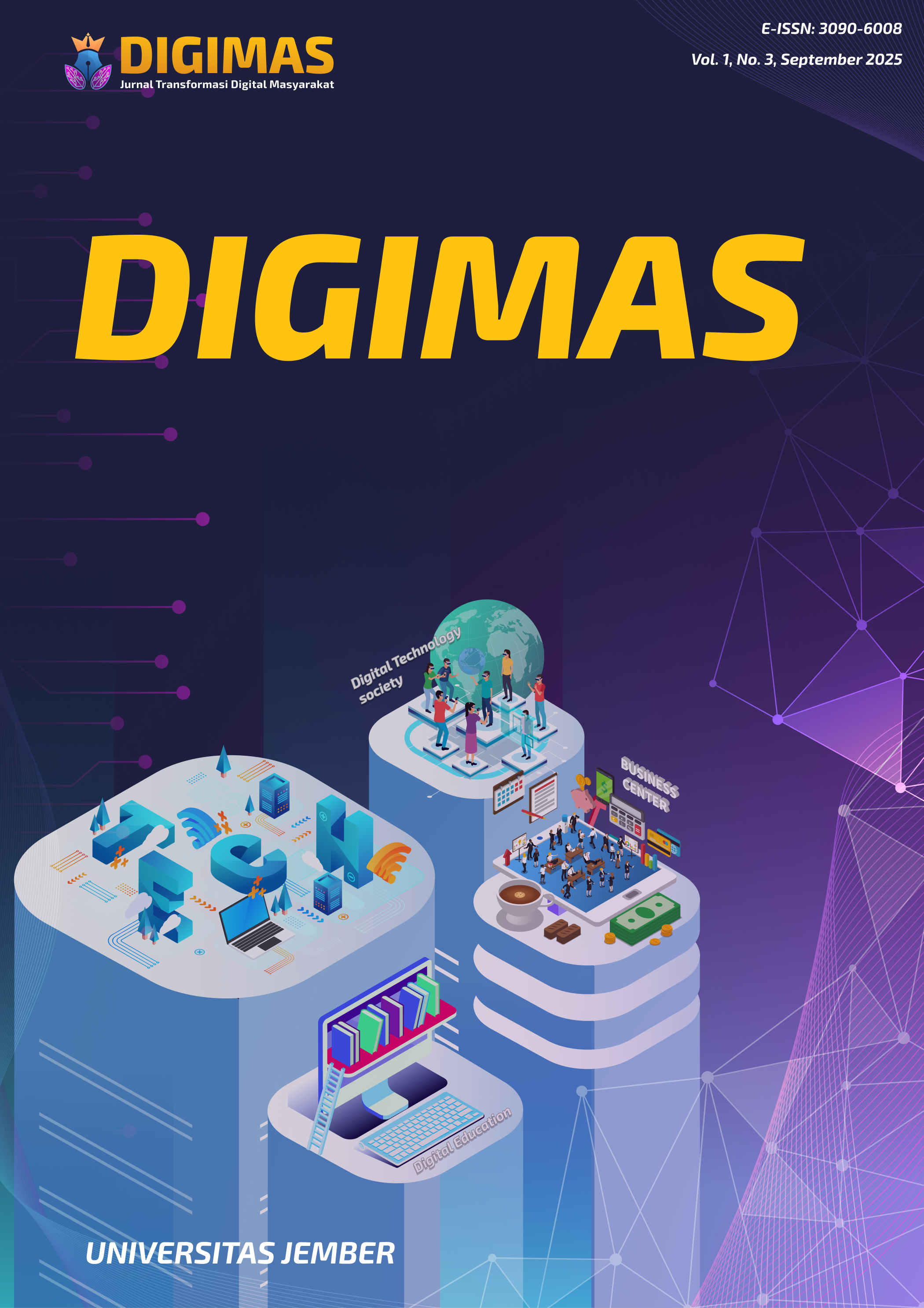 					View Vol. 1 No. 3 (2025): DIGIMAS: Transformasi Digital Masyarakat
				