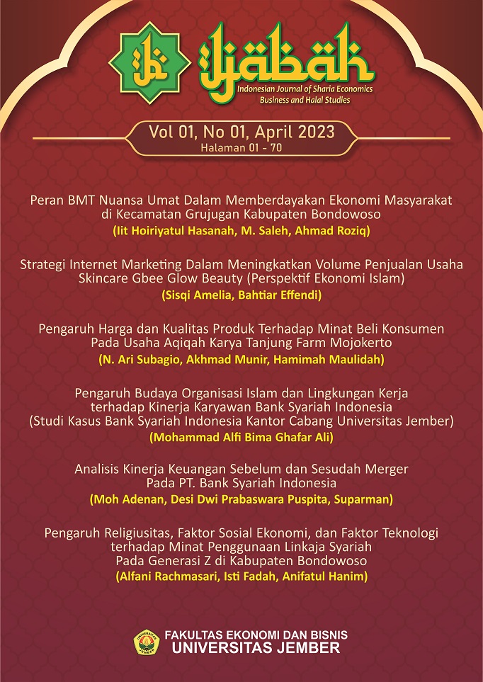 Indonesian Journal of Sharia Economics Business and Halal Studies