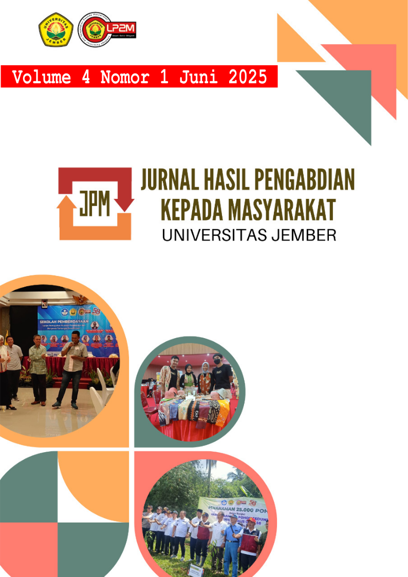 Jurnal Hasil Pengabdian kepada Masyarakat Universitas Jember